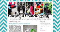 Desktop Screenshot of christianhomekeeping.com